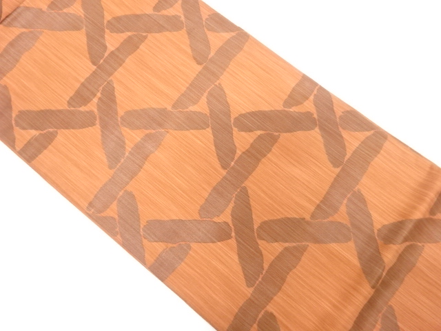 籠目模様織出し袋帯